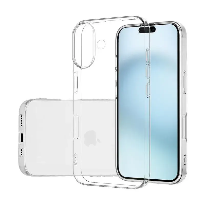 Cellect iPhone 16 Plus vékony TPU szilikon hátlap,Átlátszó – termékfotó