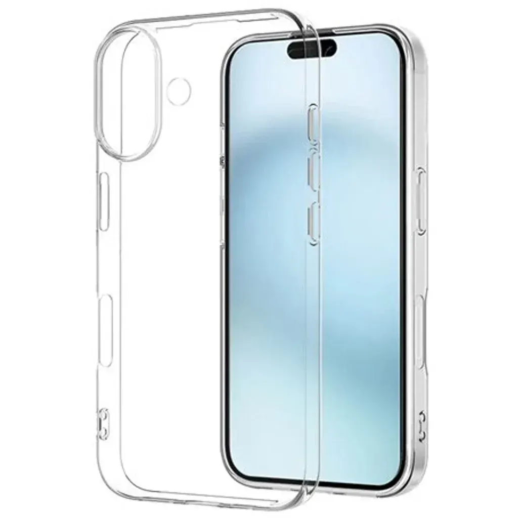 Cellect iPhone 16 vékony TPU szilikon hátlap,Átlátszó – termékfotó