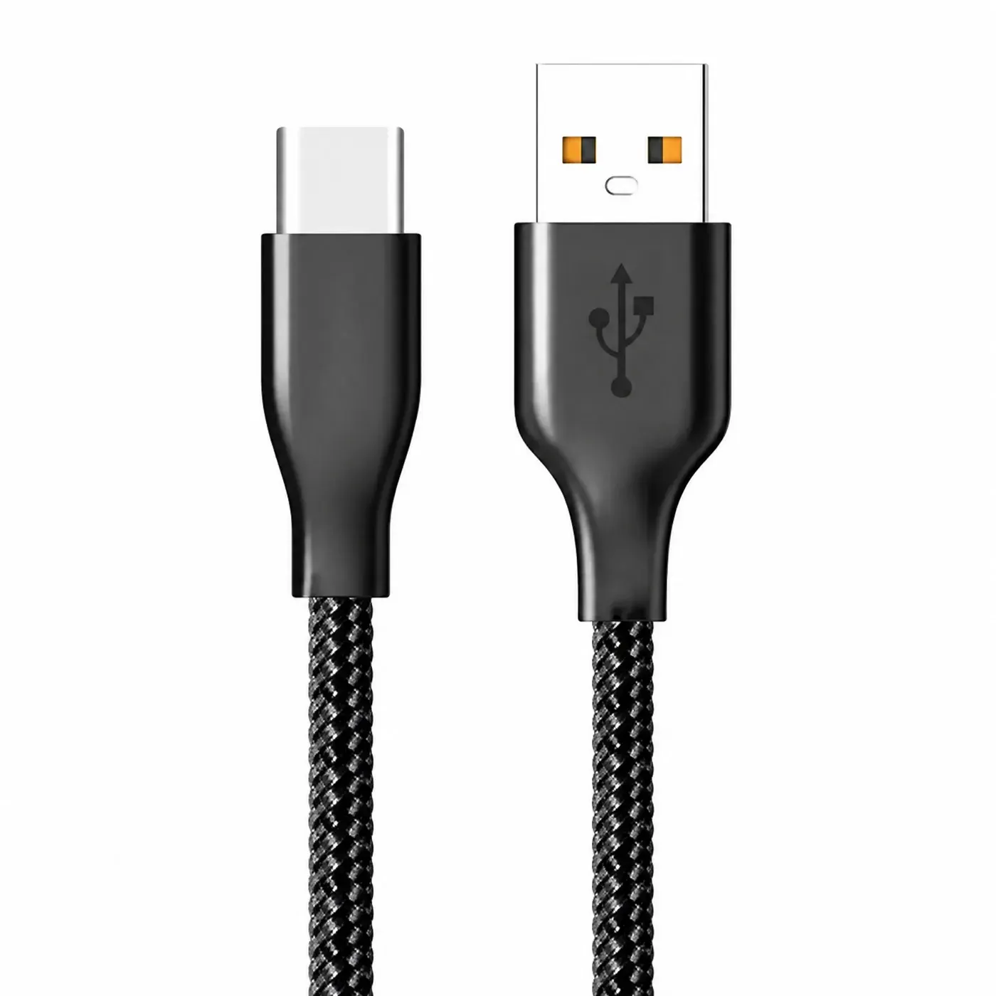 Cellect USB-A és USB-C adat és töltőkábel, 100 cm, Fekete – termékfotó