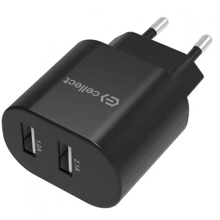 Cellect 10W hálózati adapter, Fekete – termékfotó